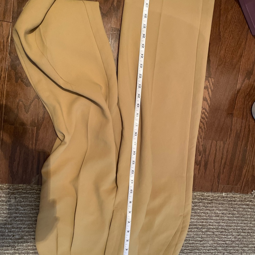 Wilfred Aritzia Wide-Leg Pleated Trousers in Camel - Picture 6 of 6